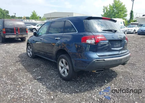 2010 Acura Mdx z USA, uszkodzony, nr VIN 2HNYD2H26AH528934